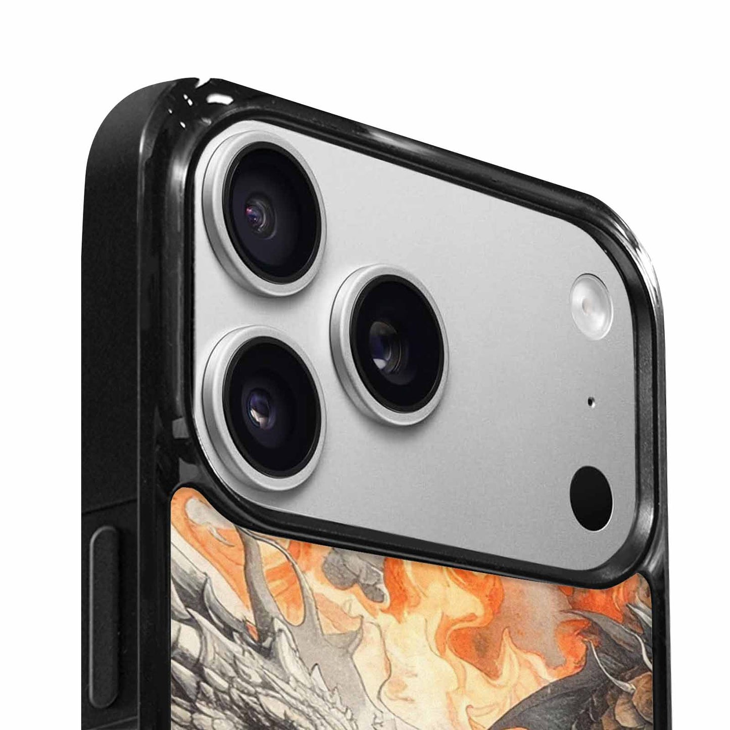iPhone 17 Pro Max Case — Retro Dragons Flame Retro Vintage, Original Design Phone Case