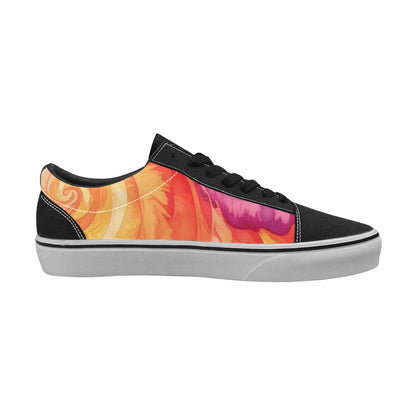 WOMEN'S Tie Lace-Up Canvas Vivid Custom Sneakers