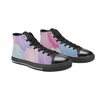 WOMEN'S Tie Dye - High Top Canvas Surreal Sneakers