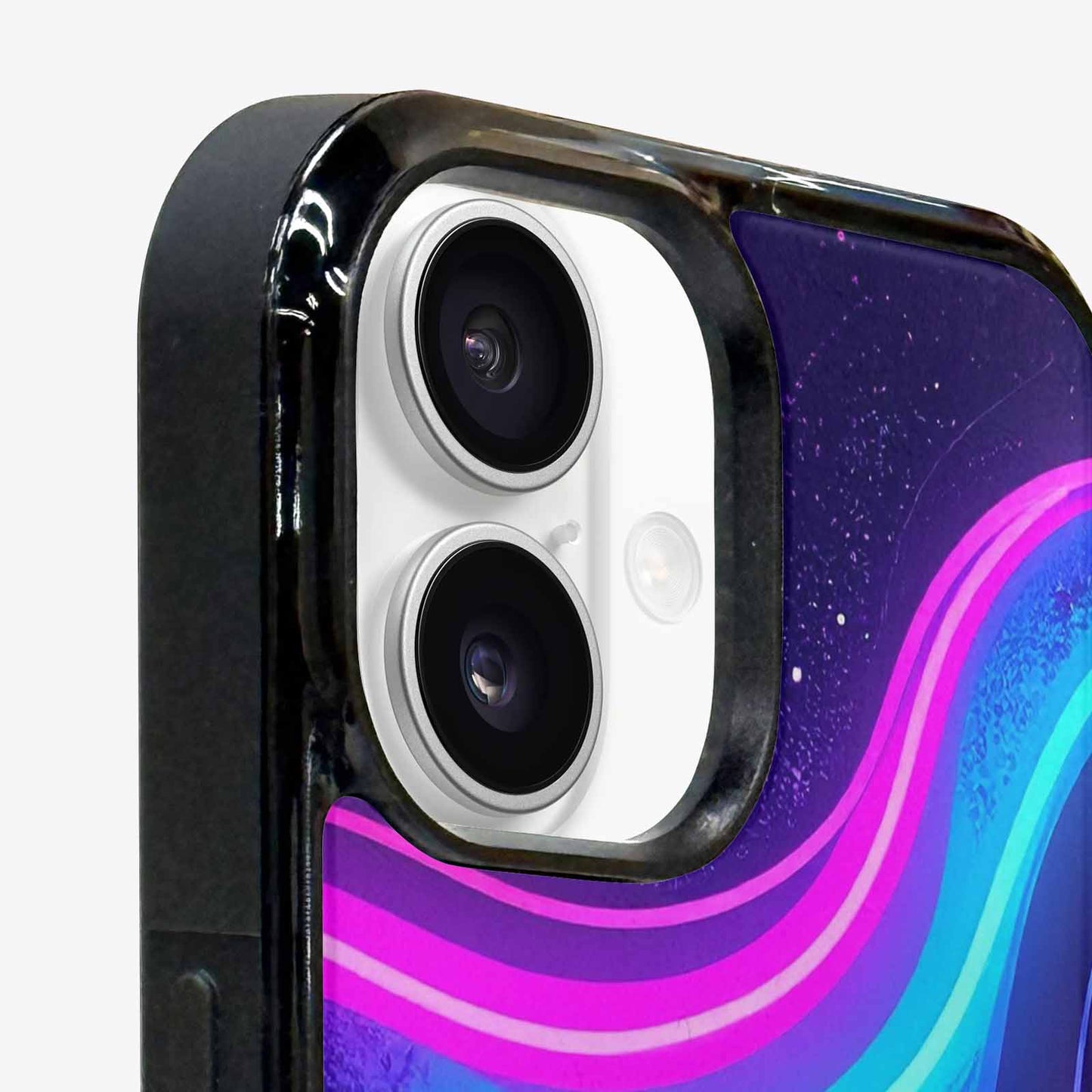 iPhone 16 Plus Case — 80s Neon Cartoon Custom, Personalized Phone Case