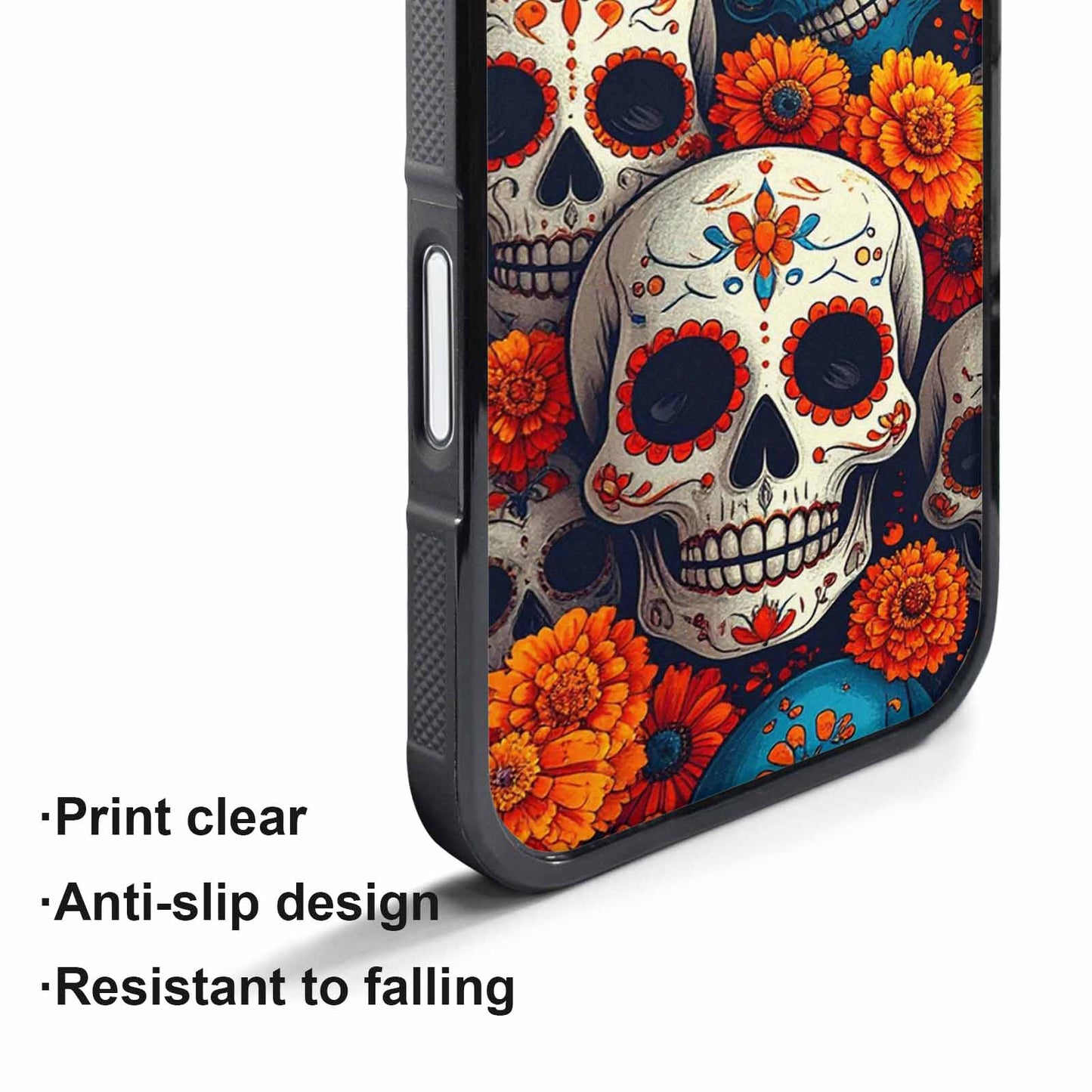 iPhone 17 Pro Case — Skull Dark Art Gothic Print Gothic, Custom Made Phone Cover