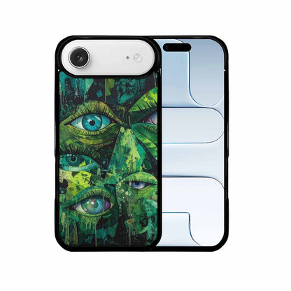 iPhone 17 Air Case — Seamless Repeating Pattern Of Overlapping Cartoon, Custom Print Case Cover