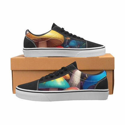 WOMEN'S Overlapping Endlessly No Empty Lace-Up Canvas Vibrant Chaos Sneakers