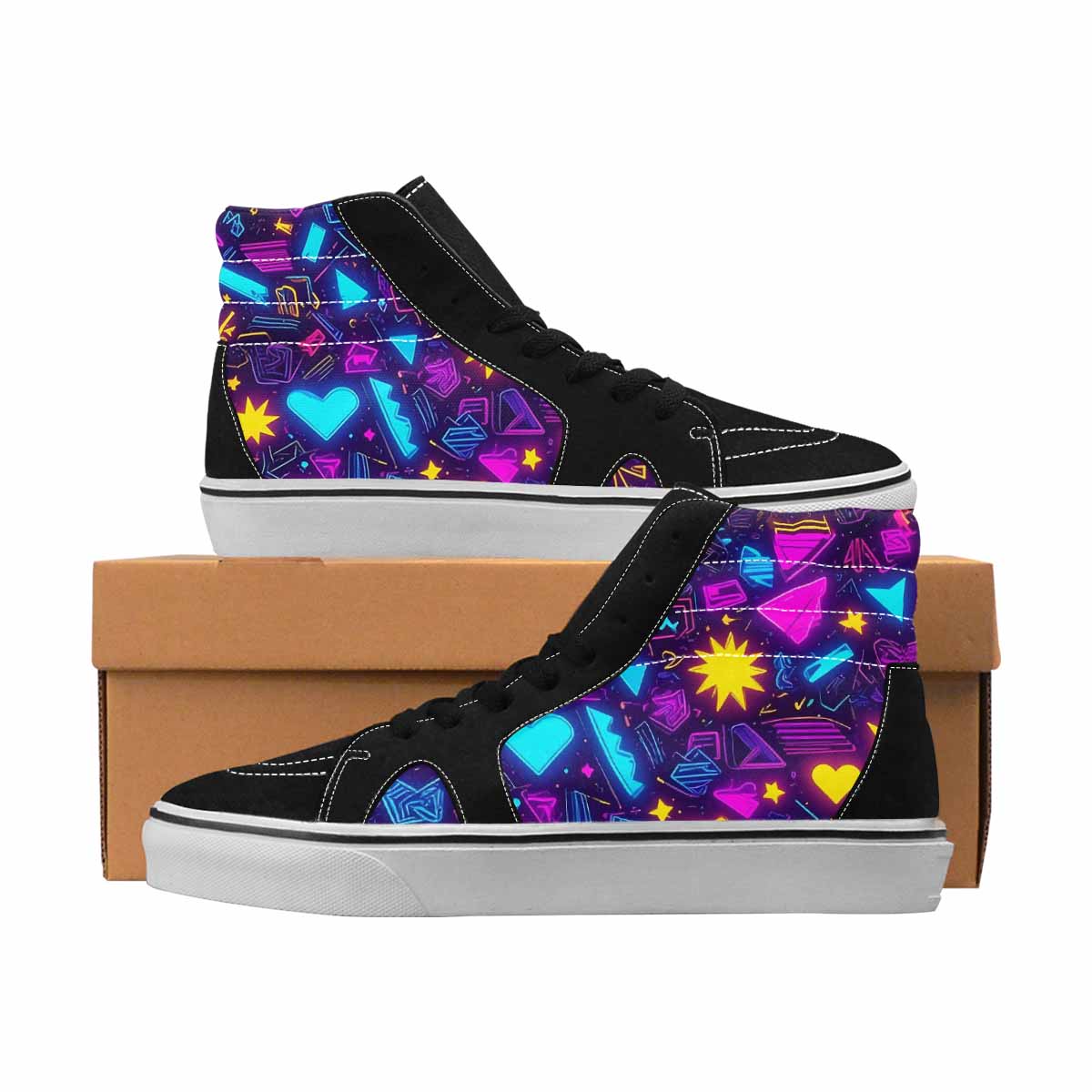 MEN'S 80s Retro Motif Bop Ferion