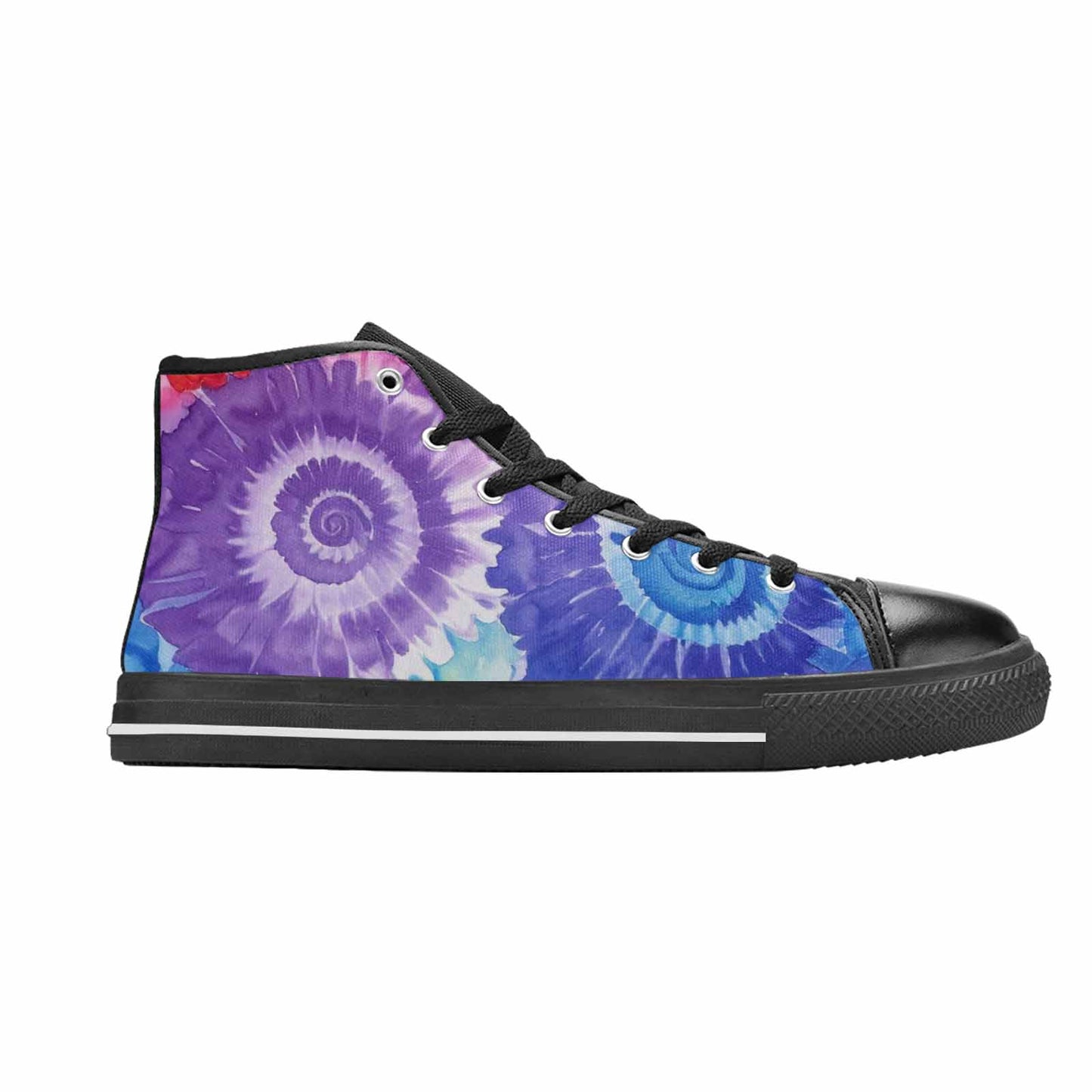 MEN'S Tie Dye Swirl High Top Canvas Dreamcore Shoes