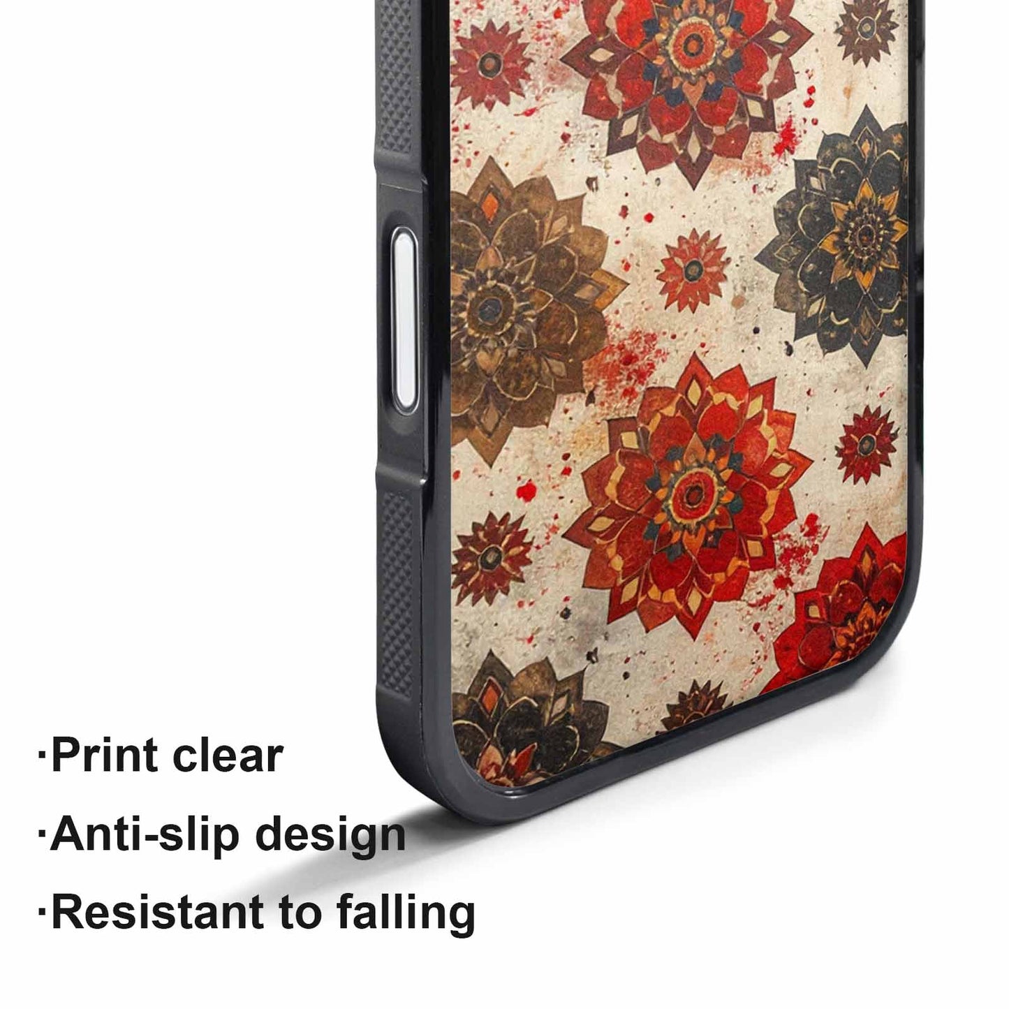 iPhone 17 Air Case — Small Mandala Pattern Randomly Varying Floral, Customized Protective Case
