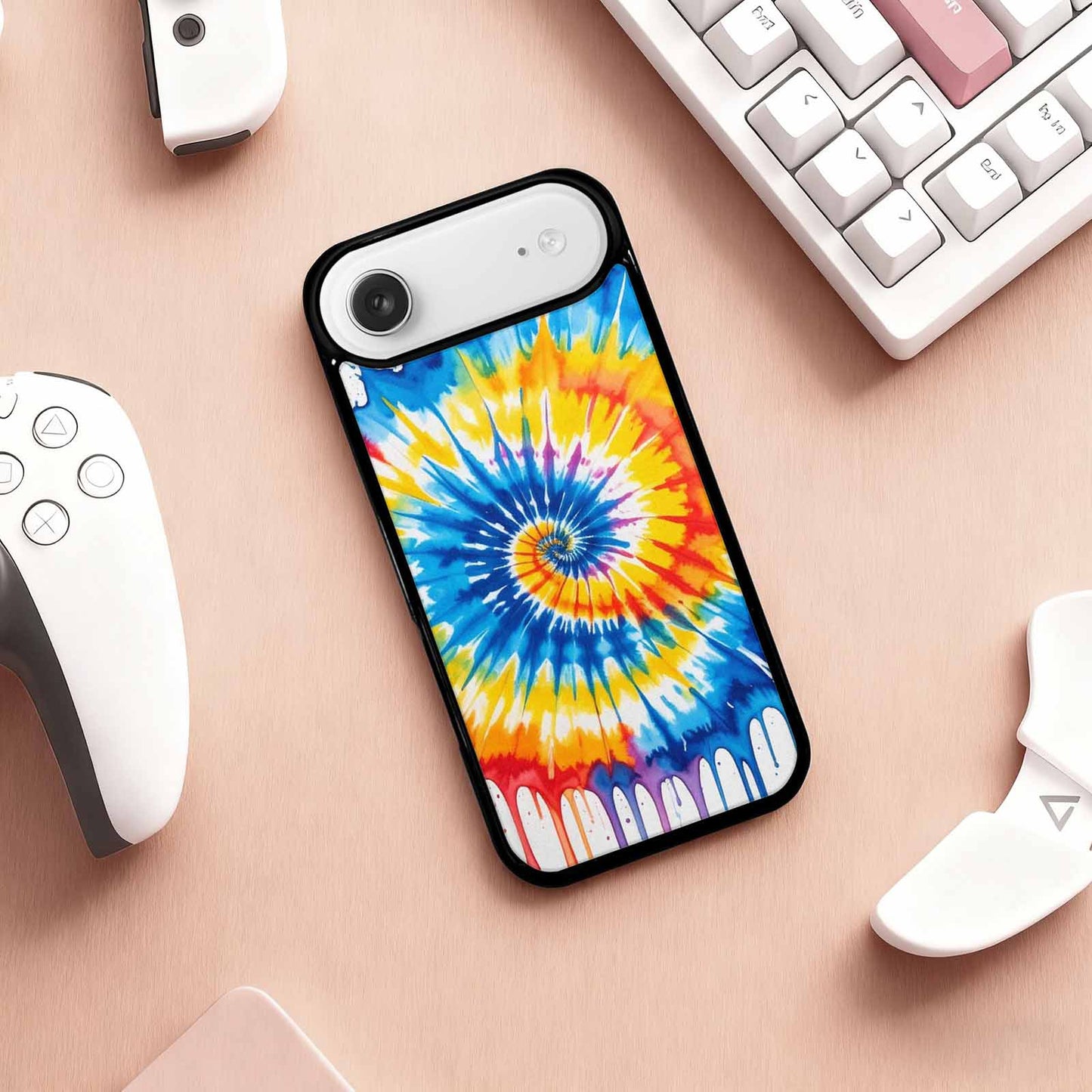 iPhone 17 Air Case — Tie Dye Drip Tie Dye, Personalized Phone Case
