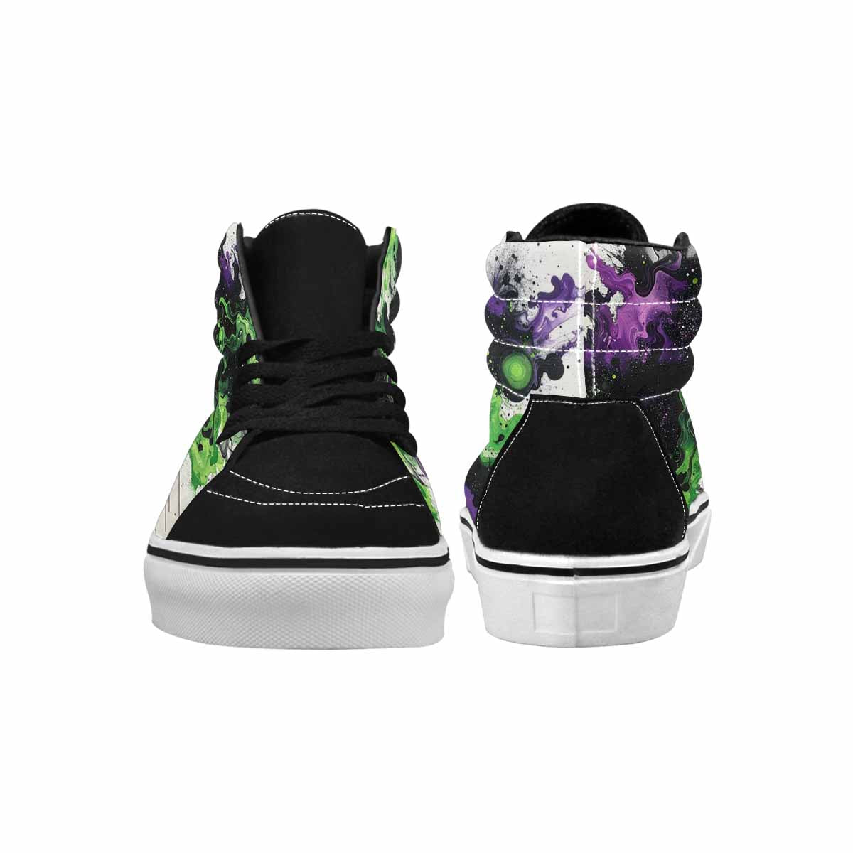 MEN'S Galaxy Nebula High Top Canvas Neon Fantasy Custom Shoes