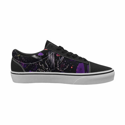 WOMEN'S Rainbow Drip Mushrooms Lace-Up Canvas Dreamlike Shoes