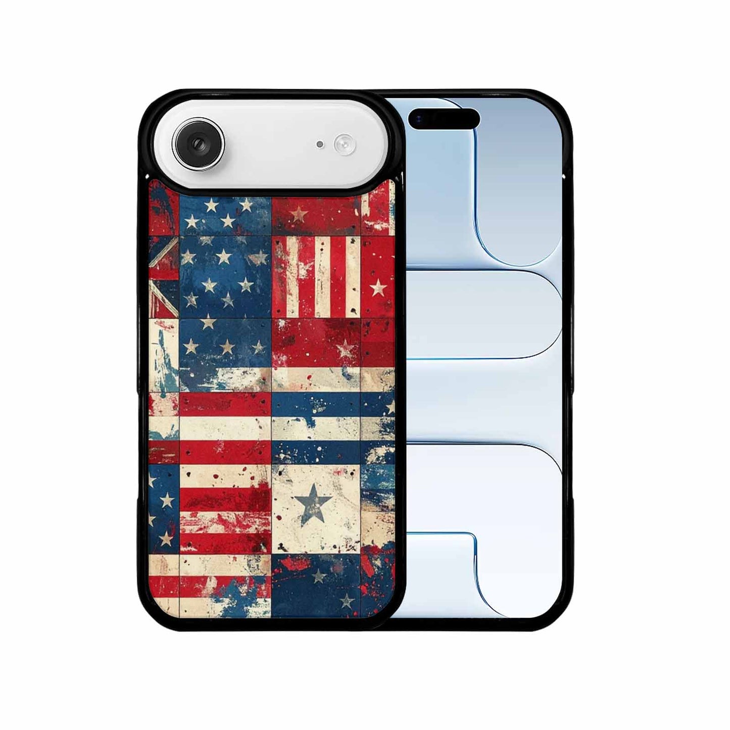 iPhone 17 Air Case — Small American Flag Stars And Galaxy, Original Design Phone Case