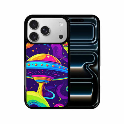 iPhone 17 Pro Case — Alien Ufo Cartoon Art Pattern Alien, Custom Designed Case Cover