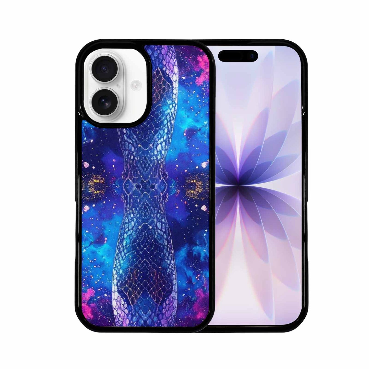 iPhone 17 Case — Snake Print Galaxy Seamless Animal Print, Custom Designed Case Cover