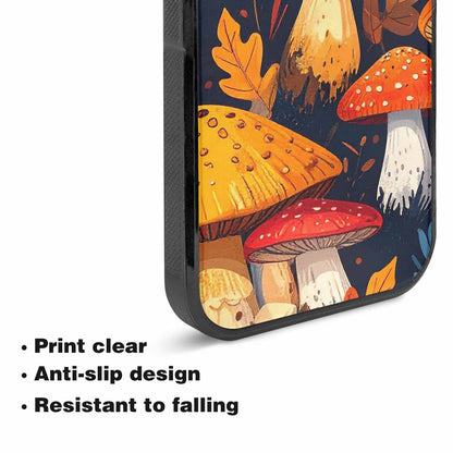 iPhone 15 Plus Case — Bold Autumn Mushroom Bold Autumn Mushroom, Unique Phone Case Design