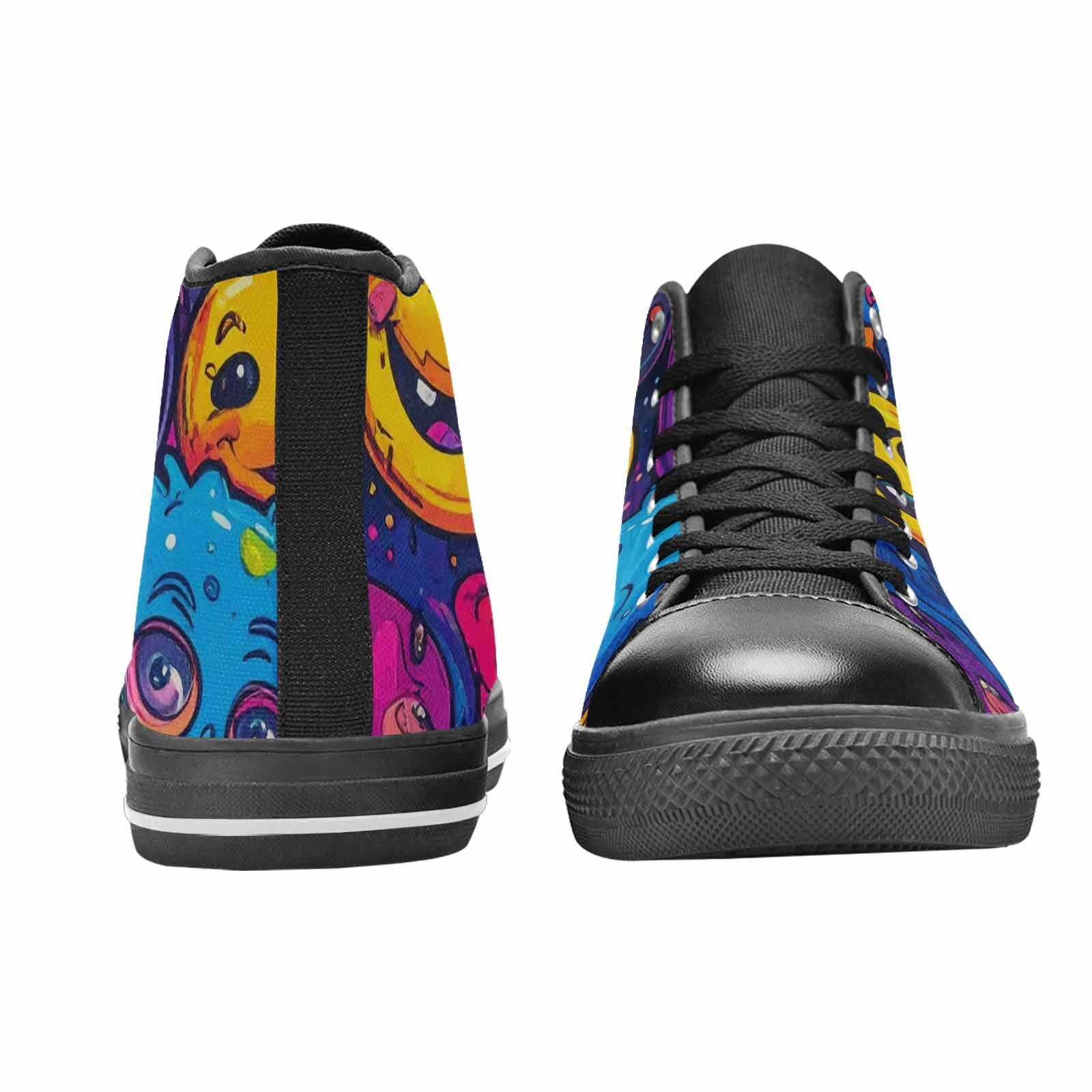 WOMEN'S Funny Looking Cartoon High Top Canvas Y2K Custom Sneakers
