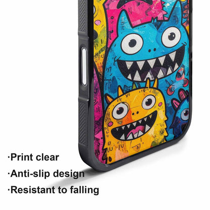 iPhone 17 Pro Max Case — Seamless Repeating Pattern Of Cartoon Cute, Customized Protective Case