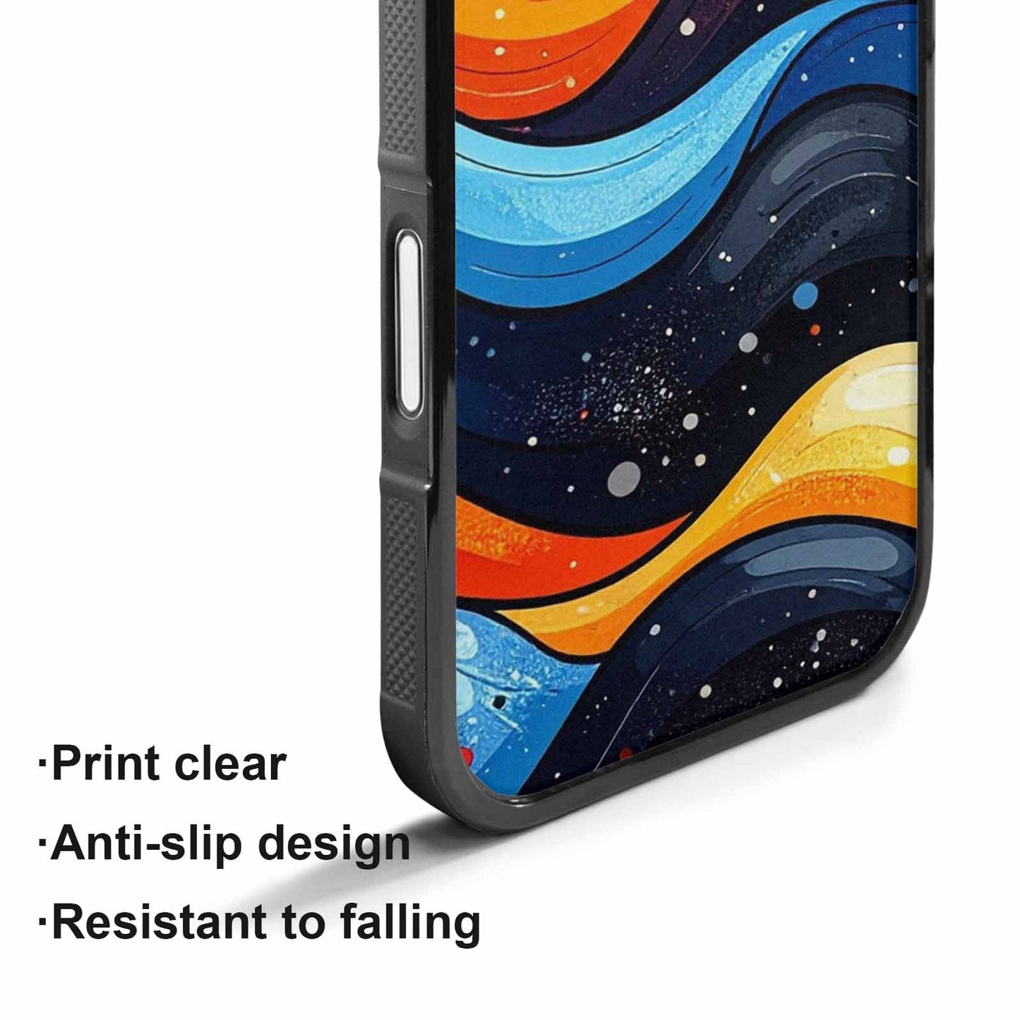 iPhone 17 Case — Glossy Winter Wave Cartoon Cute, Personalized Phone Case