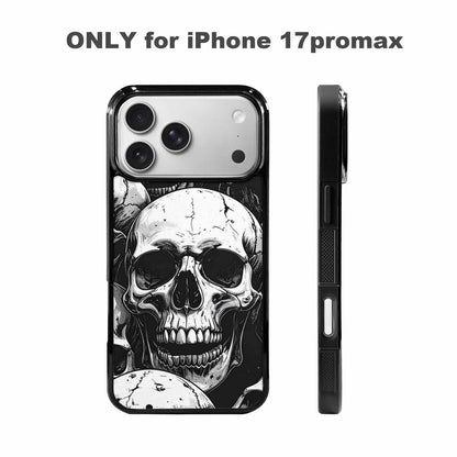 iPhone 17 Pro Max Case — Skull Dark Art Gothic Print Gothic, Custom Designed Case Cover