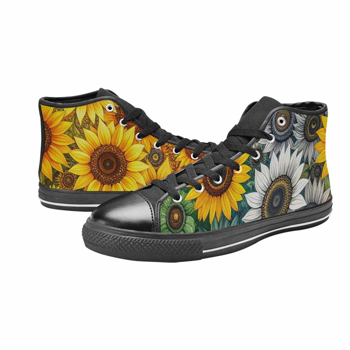 WOMEN'S Blend Melt Them High Top Canvas Aesthetic Custom Sneakers