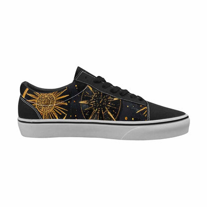 WOMEN'S Zodiac Constellation Star Canvas Lace-Up Y2K Custom Shoes