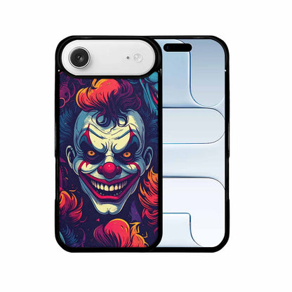 iPhone 17 Air Case — Evil Clowns Heads Faces Overlapping Cartoon, Custom Print Case Cover