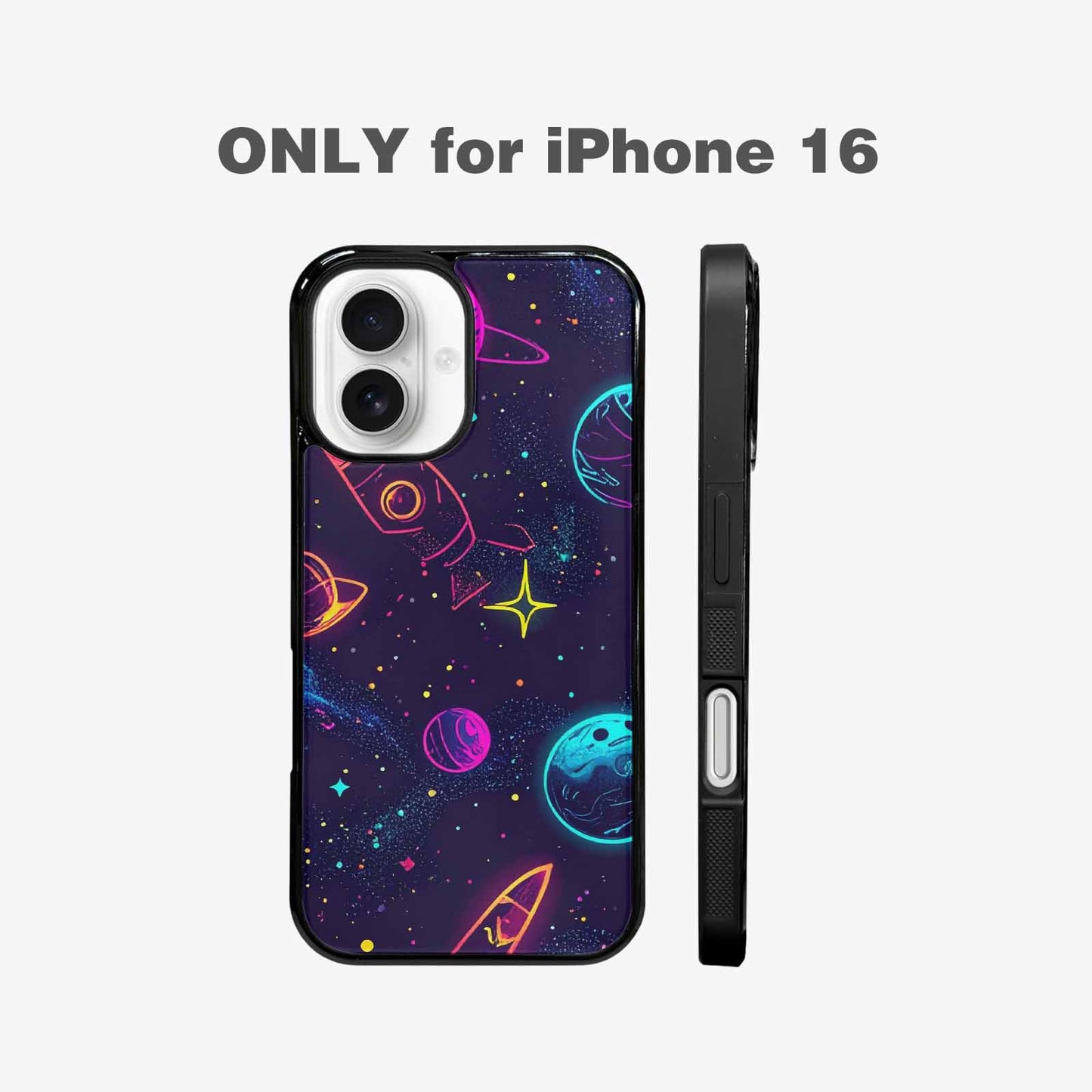 iPhone 16 Case — Space Galaxy Astronaut, Custom Made Phone Cover