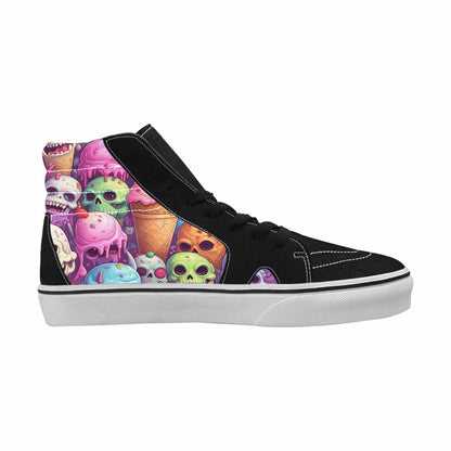 MEN'S Ice Cream Monsters  High Top Canvas Surreal Shoes