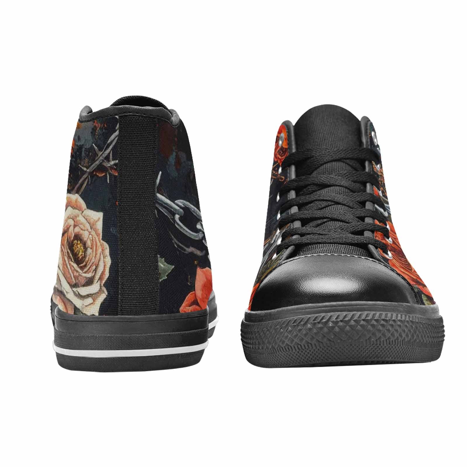 MEN'S Barbed Wire Chain High Top Canvas Dreamcore Custom Sneakers