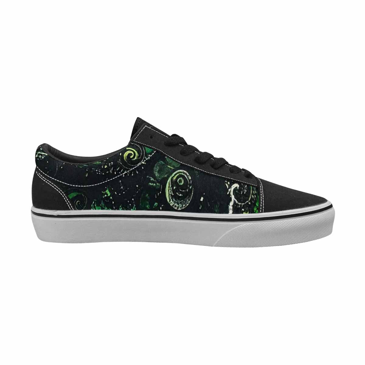 WOMEN'S Tie Lace-Up Canvas Melting Art Sneakers