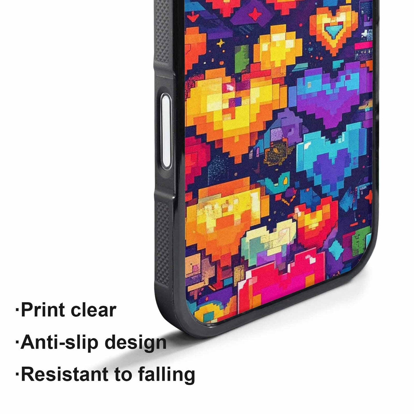 iPhone 17 Pro Max Case — Pixel Art Bit Burst Original Art, Original Design Phone Case