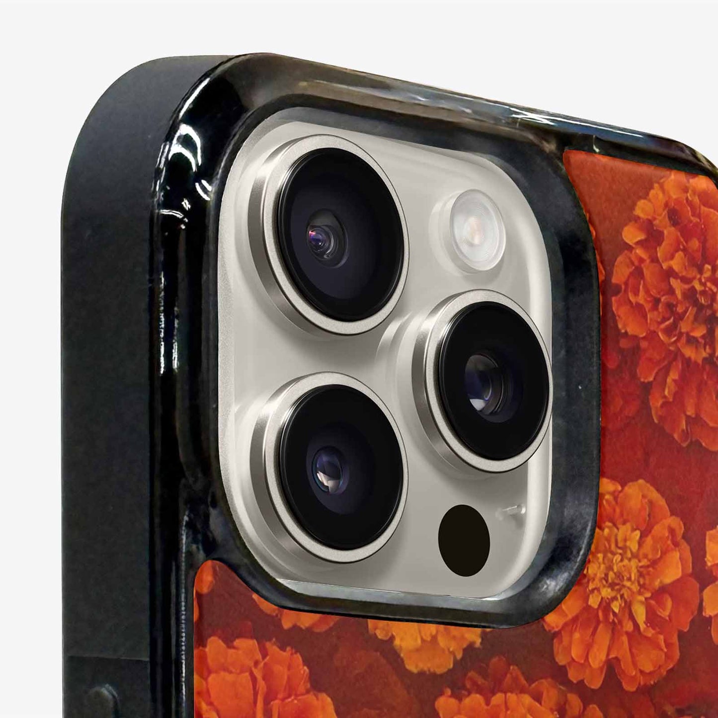 iPhone 15 Pro Max Case — Marigold Day Of The Dead Marigold, Customized Protective Case