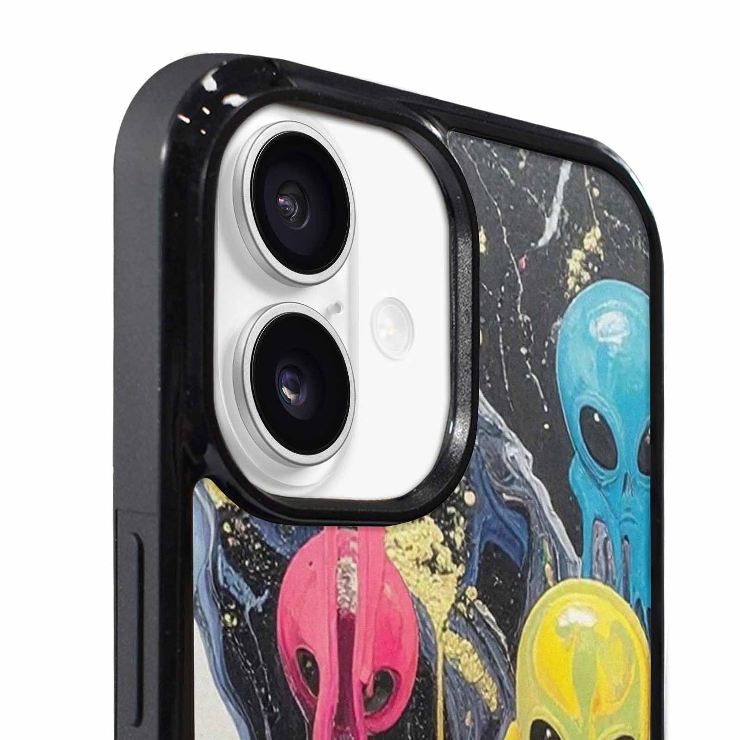 iPhone 17 Case — Aliens Marblemelting Aliens Pa Alien Scifi, Unique Phone Case Design