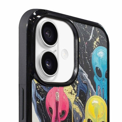 iPhone 17 Case — Aliens Marblemelting Aliens Pa Alien Scifi, Unique Phone Case Design