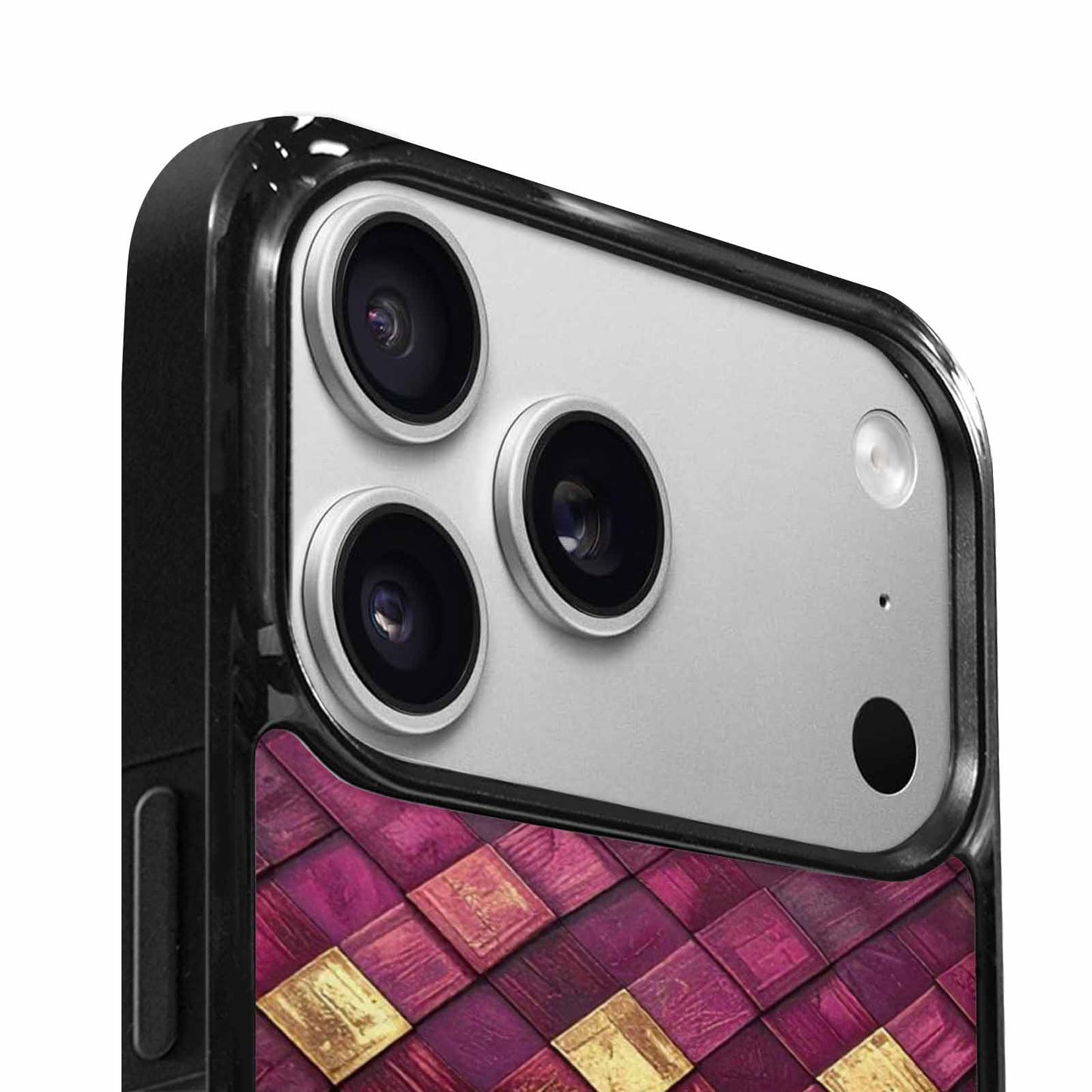 iPhone 17 Pro Case — Seamless Tileable Pattern Of Overlapping Original, Customized Protective Case