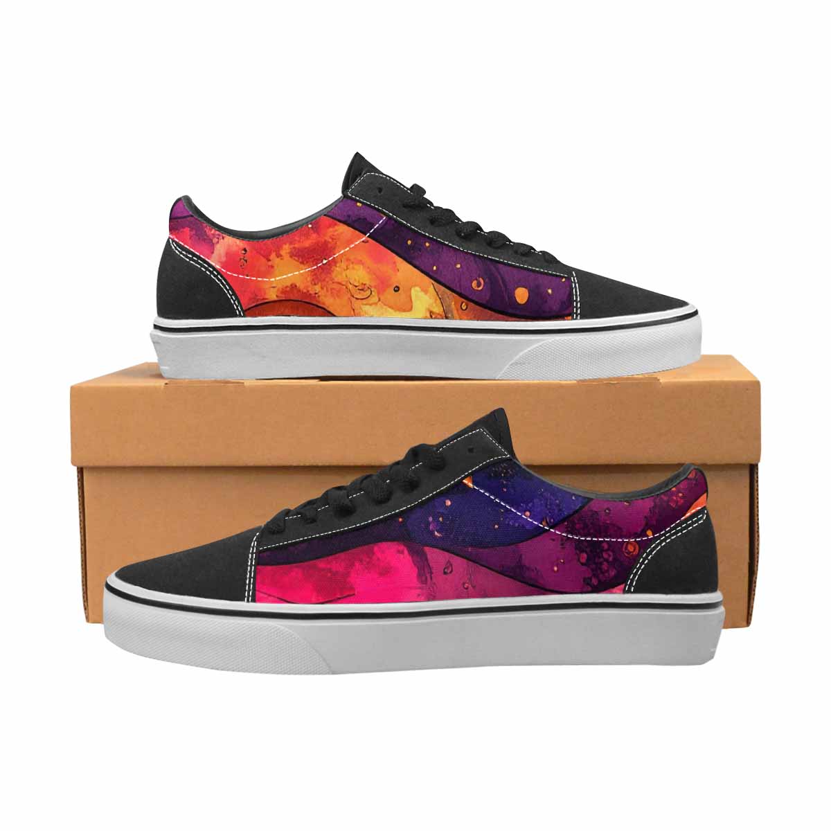 WOMEN'S Steampunk Galaxy Canvas Lace-Up Dreamcore Shoes