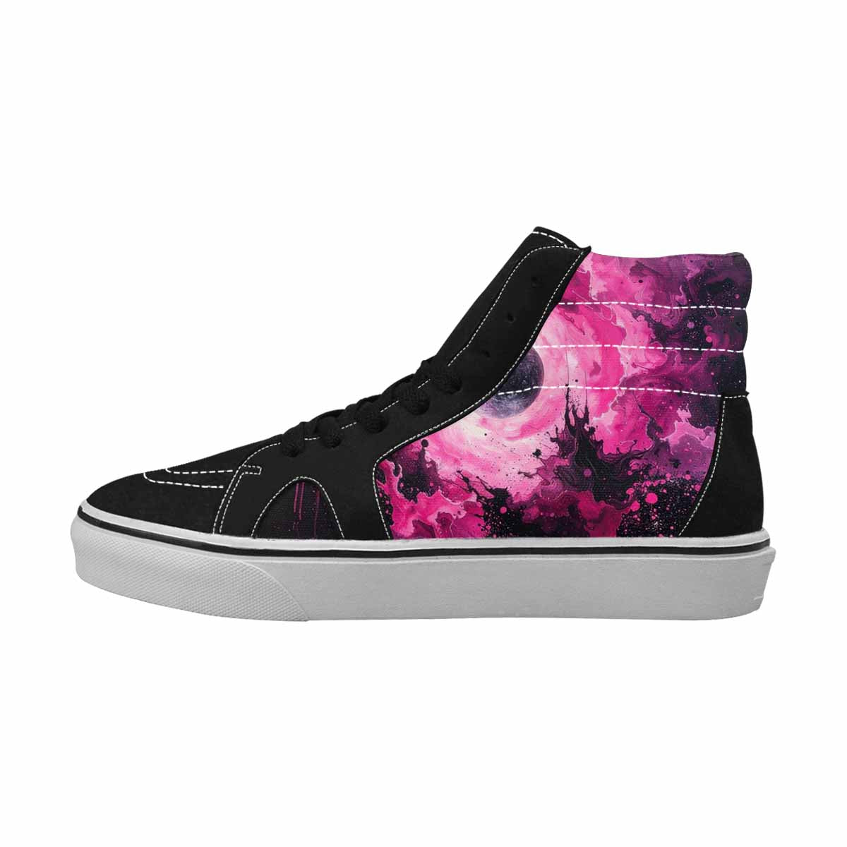 MEN'S Galaxy Nebula High Top Canvas Neon Fantasy Shoes