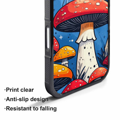 iPhone 17 Air Case — Vivid Winter Mushroom Seamless Cartoon Cute, Custom Print Case Cover