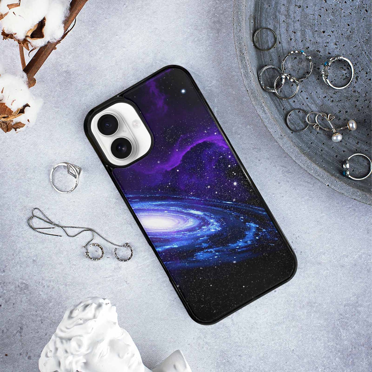 iPhone 16 Plus Case — Final Galaxy Image, Custom Printed Phone Case