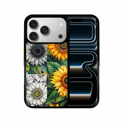 iPhone 17 Pro Case — Small Sunflower Pattern Randomly Varying Floral, Custom Designed Case Cover