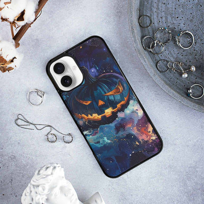 iPhone 16 Plus Case — Eamless Repeating Pattern Of Overlapping Pumpkin, Custom Print Case Cover