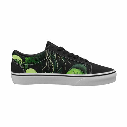 WOMEN'S Sea Creature Burst Lace-Up Canvas Grunge Custom Shoes