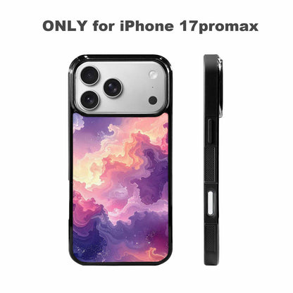 iPhone 17 Pro Max Case — Seamless Tileable Pattern Of Galaxy Space, Custom Designed Case Cover