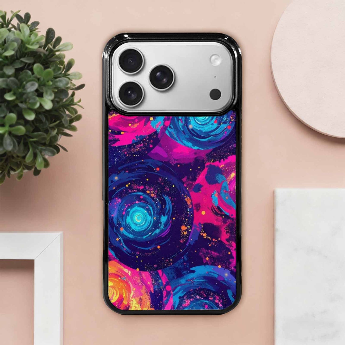 iPhone 17 Pro Max Case — Leopard Print Galaxy Seamless Animal Print, Custom Phone Case