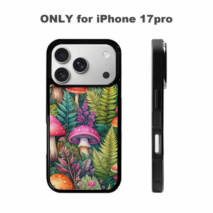 iPhone 17 Pro Case — Mushrooms Botanicalmushrooms P Vyk Floral, Custom Designed Case Cover