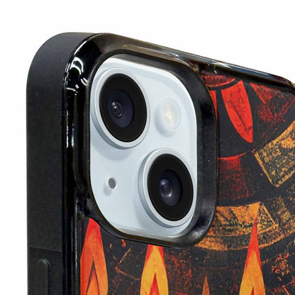 iPhone 15 Case — Kwanzaa Kinara Pattern Seamless Repeat African, Original Design Phone Case