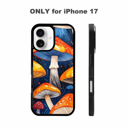 iPhone 17 Case — Vivid Winter Mushroom Cartoon Cute, Custom Print Case Cover