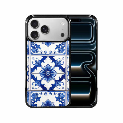 iPhone 17 Pro Max Case — Talavera Tile Floral, Unique Phone Case Design