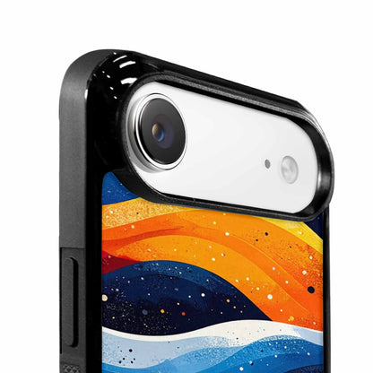 iPhone 17 Air Case — Glossy Winter Wave Seamless Cartoon Cute, Custom Designed Case Cover
