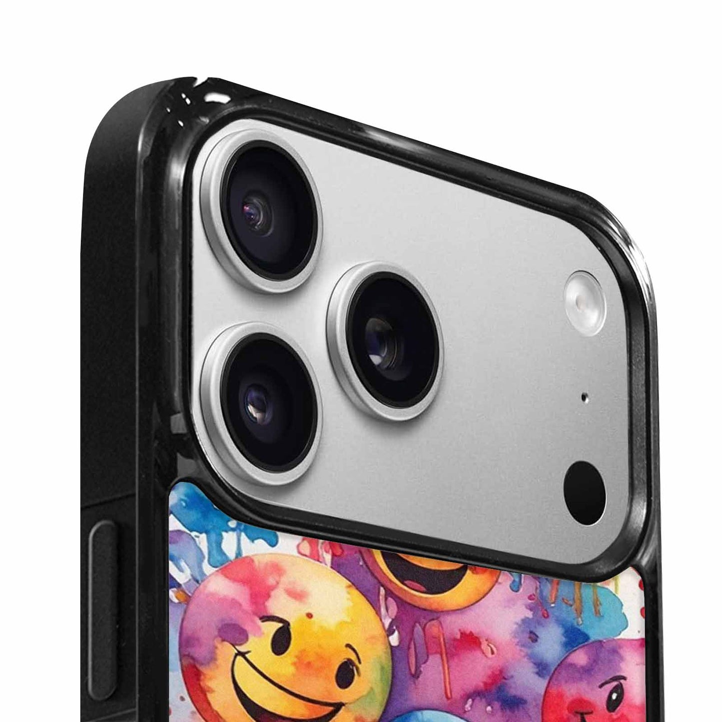 iPhone 17 Pro Max Case — Smiley Facessmiley Faces Tie Original Art, Custom Made Phone Cover