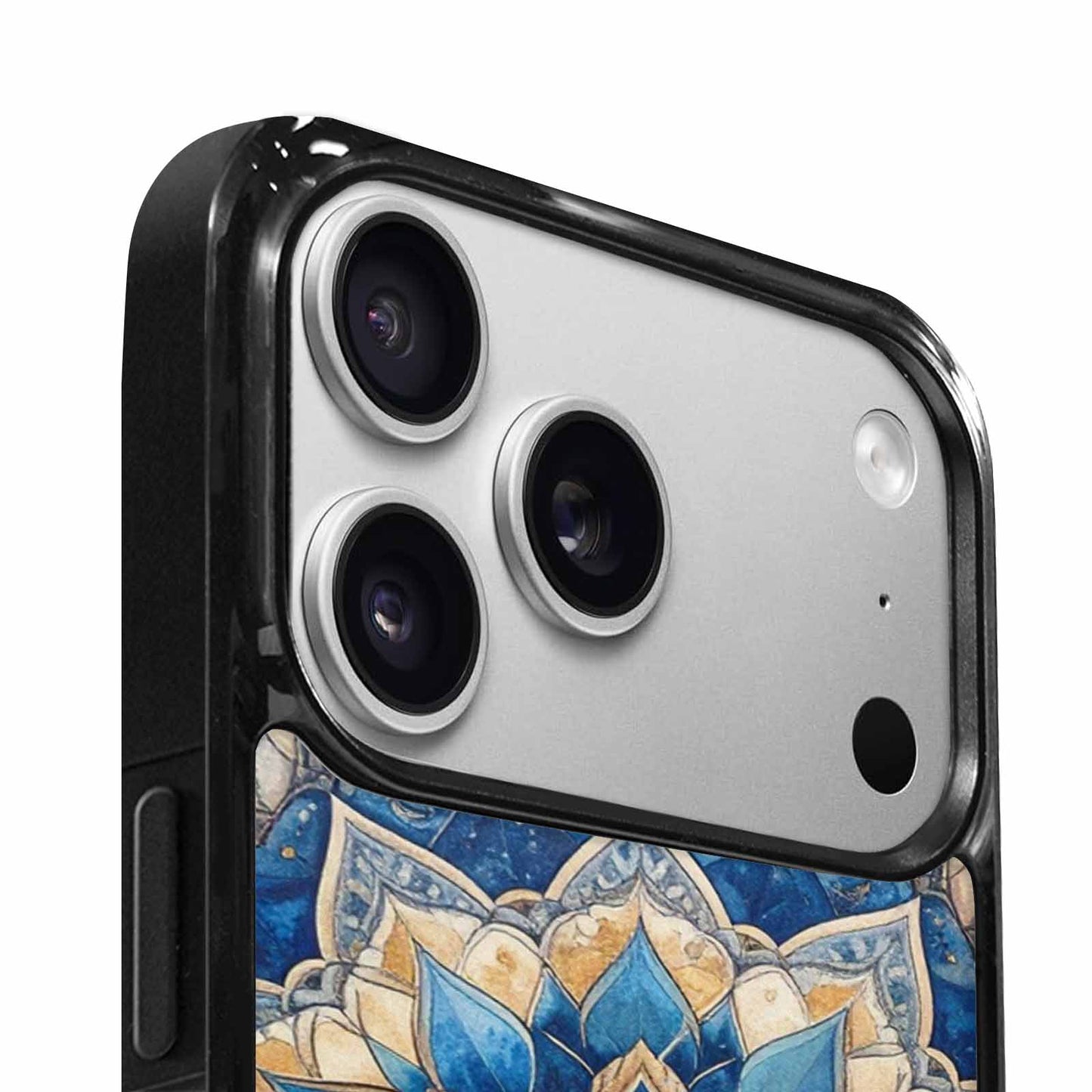iPhone 17 Pro Case — Small Mandala Pattern Randomly Varying Floral, Custom Designed Case Cover