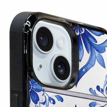 iPhone 15 Plus Case — Mexican Talavera Tile Pattern Floral Geometric, Custom Phone Case